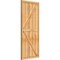 Ekena Millwork Framed Board-n-Batten Shutters w/Z-Bar, Rough Sawn Western Red Cedar, 26 7/8W x 61H, PR RBF06Z26X061RWR - alternate 5